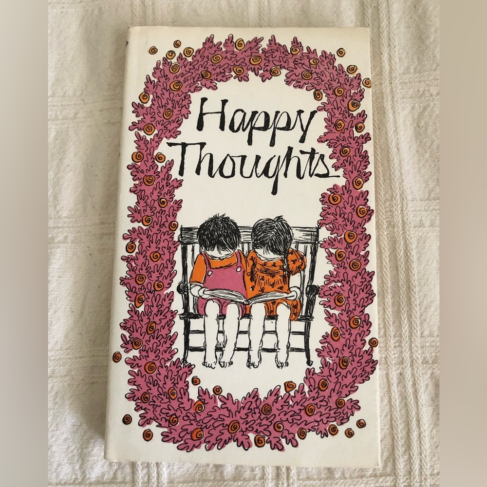 vtg Happy Thoughts Book 1970